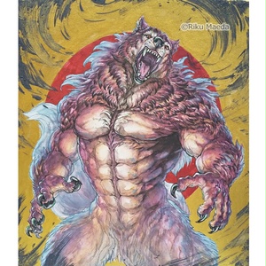 狼 獣人の描き方 オオカミの特徴からワーウルフを描いてみる 前田陸 Riku Maeda のイラスト Pixiv