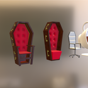 Desk coffin chairs