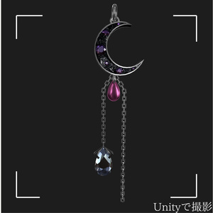 with 04｜【ピアス】Stellune - Moon & Star - 缩略图 3