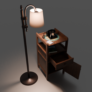 黒電話セット【3Dモデル】【昭和レトロ】