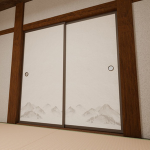 8畳間和室【3Dモデル】【家具なし】 缩略图 3