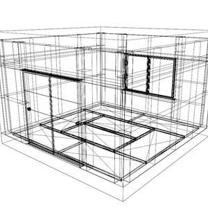 8畳間和室【3Dモデル】【家具なし】 缩略图 10