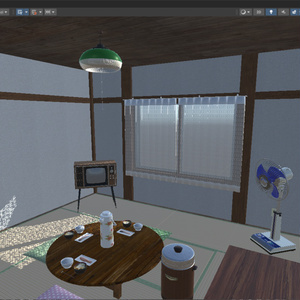 お茶の間セット【3Dモデル】 缩略图 6