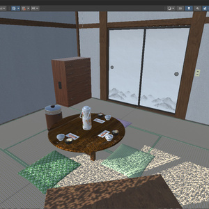 お茶の間セット【3Dモデル】 缩略图 8