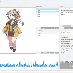 【無料】リップシンクジェネレーター【口パク・目パチ】【Windows】