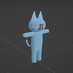 ギコ【VRchat対応・3Dアバター】
