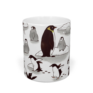 寿司ペンギンの漢字湯呑２個セット_送料込み 寿司ペンギンの漢字湯呑 - lapisraspberry - BOOTH