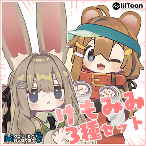 [Limited-time free offer] Set of 3 animal ears