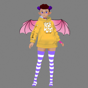 Melonbread EGG SERIES Egg Hoodie - VRoid Clothing Asset [FREE DL]