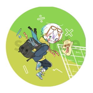 値下げ中 Relu れるくんシーズン秋2020(紅葉 満月) 缶バッジ れるくん