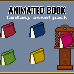 Animated Book || Pixel Asset Pack