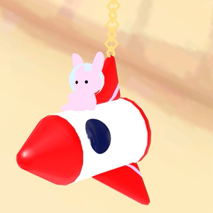 【VRChat】宇宙船とうさぎのイヤリング 缩略图 3