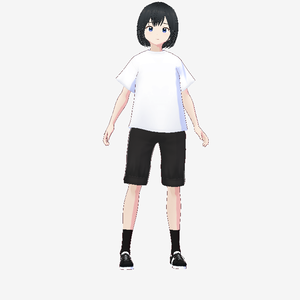 自信なさげちゃん　夏の私服