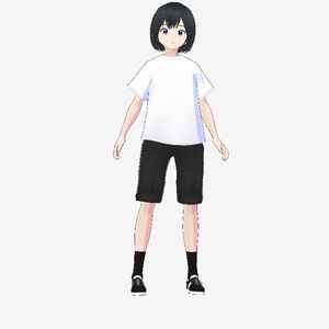 自信なさげちゃん　夏の私服