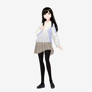 ロングヘアーのお姉さん