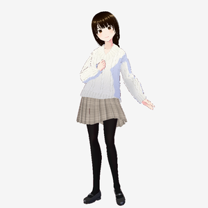 三つ編みのお姉さん