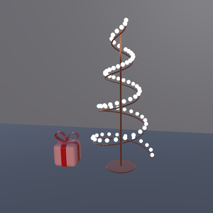 tree with animation + gift Vrchat World