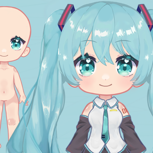 Live2D BASE MODEL [CHIBI] /Live2D モデルベース [チビ]