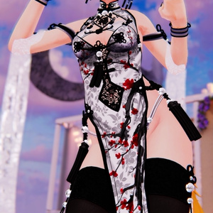 [[断罪チャイナ]]Danzai china dress用テクスチャー(梅) 缩略图 4
