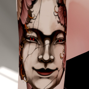 mask tattoo / いれずみ / 刺青 / 入墨 ]