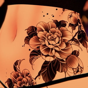 Camellia tattoo