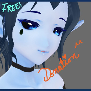 VROID顔のタトゥー涙で| FACE TATTOO Tear Drop Tattoo