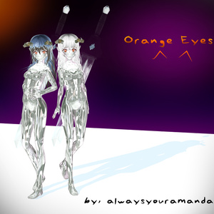Vroid 3D Irises Orange