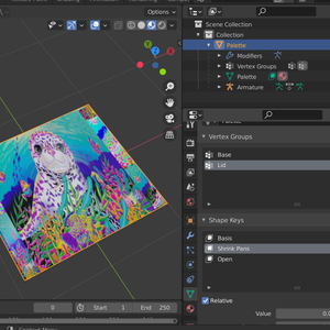 90's Make-Up Eye Shadow Palette FBX