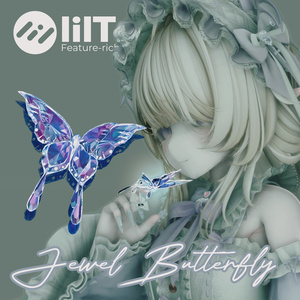 【FREE/無料】【VRChat】🦋JewelButterfly🦋【MA対応】 缩略图 3