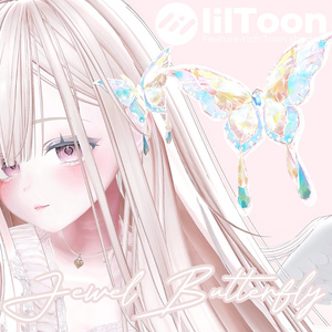 【FREE/無料】【VRChat】🦋JewelButterfly🦋【MA対応】 缩略图 2
