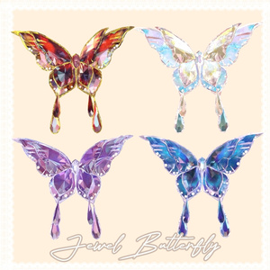 【FREE/無料】【VRChat】🦋JewelButterfly🦋【MA対応】 缩略图 5