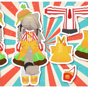 🍔JunkyCheesePop🍔【まめふれんず対応衣装】 缩略图 2