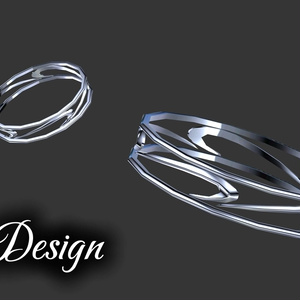 【3Dアクセサリー】Wave ring 2 缩略图 2