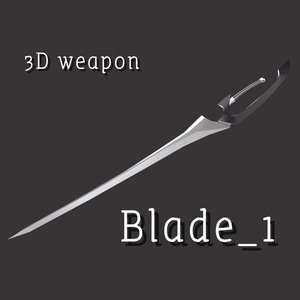 【３Dモデル】Blade_1【VRChat想定】