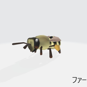ミツバチ 3Dモデル＋アバター 缩略图 4