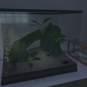 水槽とフラスコ 3Dモデル 缩略图 2
