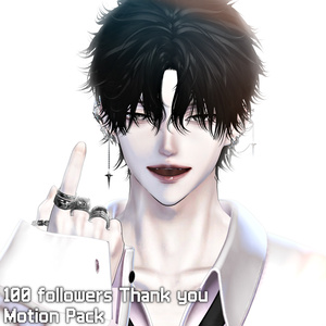 【無料】100 followers Thank you Motion Pack for Minase 缩略图 3