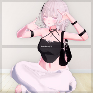 [無料版有り]おすわりポーズ -Sit down Pose Set-For Kikyo 缩略图 32