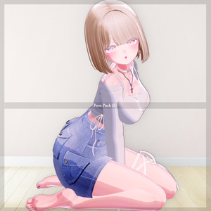 [無料版有り]おすわりポーズ -Sit down Pose Set-For Kikyo 缩略图 25
