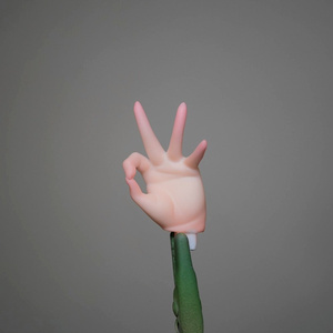 ソフビ スラコ （エイリアングリーン 蓄光素体）soft vinyl