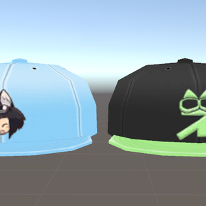 【UNITY】アバター用アクセサリー「カスタマイズ・キャップ」【VRCHAT】