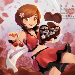 Dark Chocolate and Maraschino Cherry【DL】