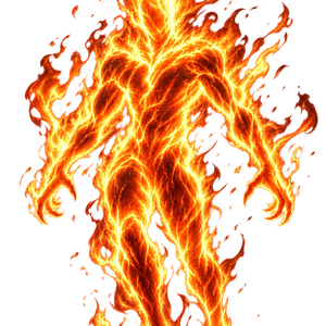 燃える人・燃え尽きた人/立ち絵