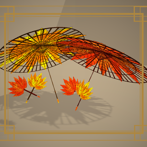 Autumn foliage tools (紅葉の道具)