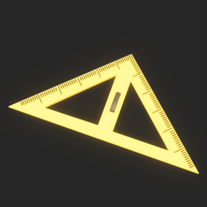 【3D】三角定規