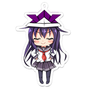デフォルメえっへん暁 アクリルキーホルダー 70×70(mm)