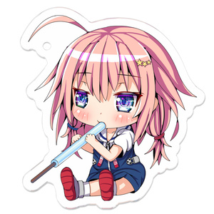 デフォルメマッコールアクリルキーホルダー50x50(mm)