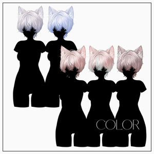 【VRC Hair】 Feyron_Hair 缩略图 28