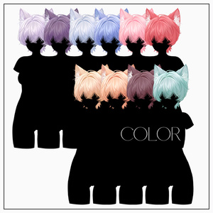 【VRC Hair】 Feyron_Hair 缩略图 27