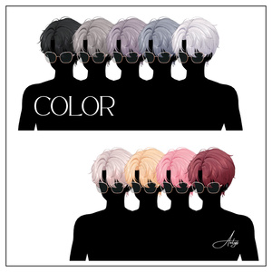 【VRC Hair】 Aelys_Hair 缩略图 17